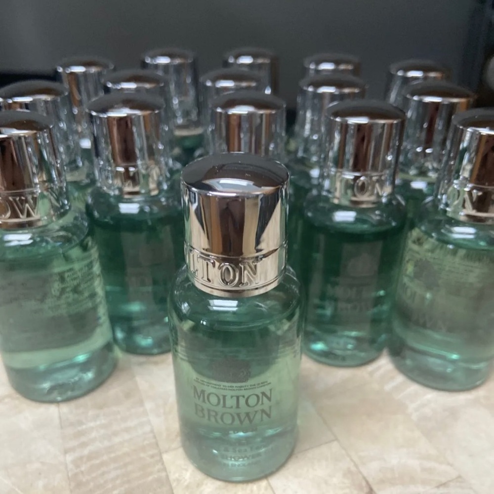 16 x MOLTON BROWN Bath Shower Gel 30ml / 1oz mini travel sample COASTAL CYPRESS